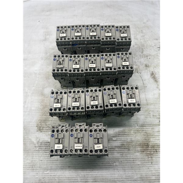 Lot of (18) Allen-Bradley #700-CF310D* Contactors - 24V Coil