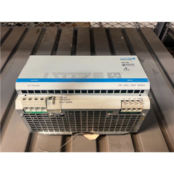 Lutze #722748 / #NGP 24/40-2478 Power Supply