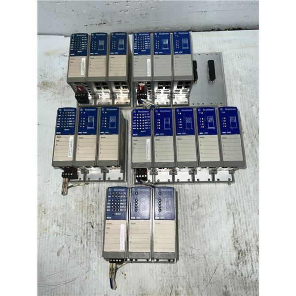 Lot of Hirschmann Modules w/ #MS20 & #MM2-4TX1