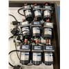 Image 1 : Lot of (9) Oriental Motor #GV4G12.5 / VSI425A-GV Gear Head & Speed Controllers