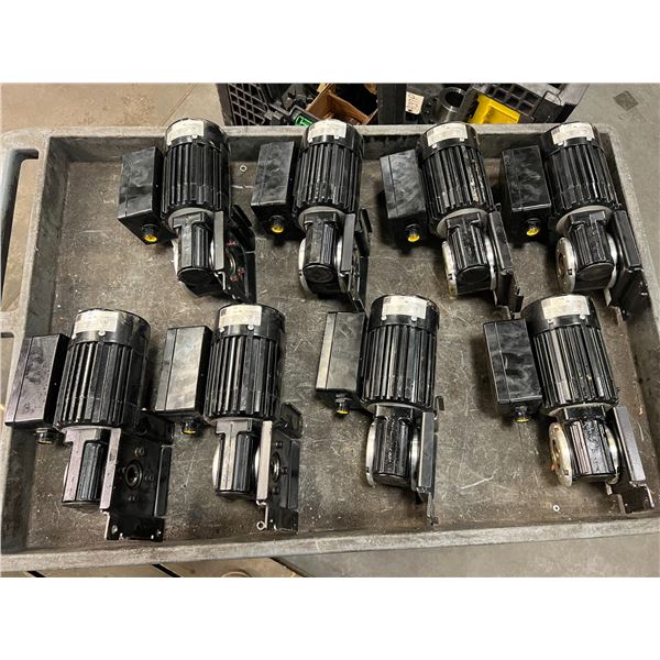 Lot of (8) Bodine Electric Co. #34R6BFCI-5L/H Gear Motors