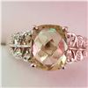 Image 1 : JP944-162 SILVER LEMON QUARTZ RING SIZE 7