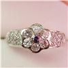 Image 1 : JP944-165 SILVER CZ RING SIZE 7