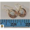 Image 1 : JP944-178 SILVER MOONSTONE EARRINGS WEIGHT 5.77G