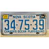 Image 1 : 1974 NOVA SCOTIA PLATE
