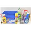 Image 1 : TUB OF SURPLUS HOUSEHOLD CLEANERS