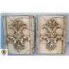 Image 1 : DECORATIVE WALL PLAQUES- SET OF 2