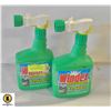 Image 1 : WINDEX EXTERIOR CLEANER- 2 BOTTLES- HOSE ATTACH