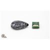 Image 1 : #59-GENUINE EMERALD & SAPPHIRE  GEMSTONE 117.50CT