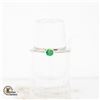 Image 1 : #213-NATURAL UNTREATD EMERALD  RING SZIE 6.5