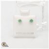 Image 1 : #210-NATURAL UNTREATD EMERALD EARRINGS