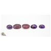 Image 1 : #83-GENUINE RUBY, AMETHYST  GEMSTONE68.05CT
