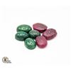 Image 1 : #95-GENUINE EMERLAD & RUBY GEMSTONE 83.00CT