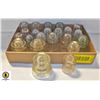 Image 1 : ESTATE COLLECTION OF 22 OLD GLASS INSULATORS
