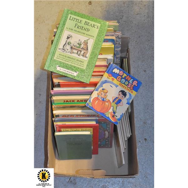 LARGE LOT OF 40 OLD CHILDRENS BOOKS. SOME ALMOST