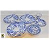 Image 1 : 5 PC ROYAL CROWN DERBY MIKADO, 1 PC BLUE WILLOW &