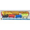 Image 1 : ANTIQUE HAND DECORATED OLD TIME TRAIN SET. JAPAN