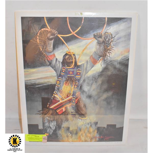 NUMBERED, LIMITED EDITION FIRST NATIONS ART SIGNED