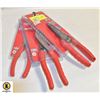 Image 1 : MILWAUKEE 3 PIECE WIRE PLIER SET AND STRIPPERS