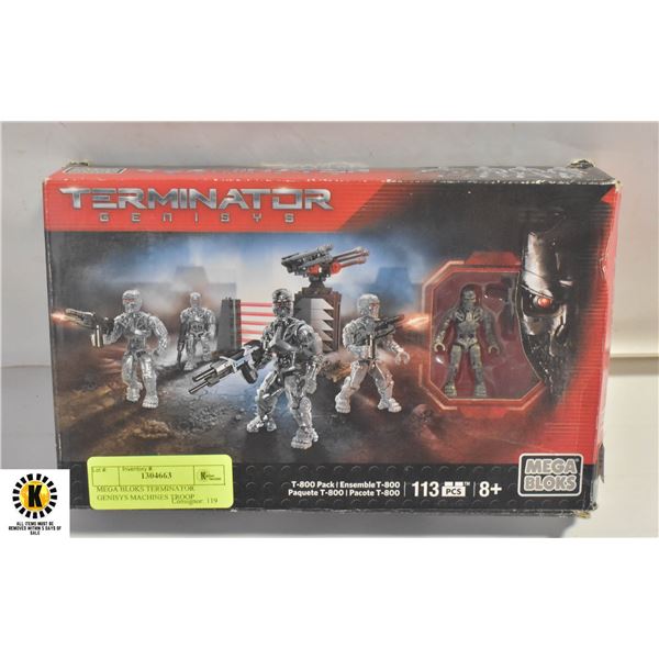 MEGA BLOKS TERMINATOR GENISYS MACHINES TROOP