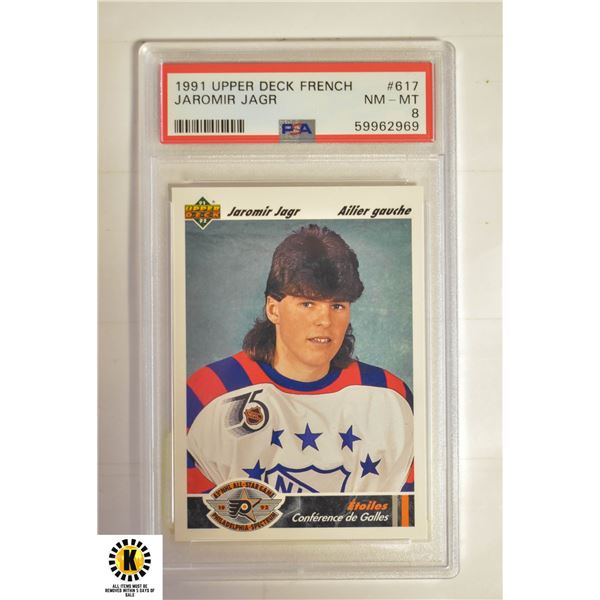 JAROMIR JAGR UD FRENCH VERSION PSA 8 (1991)