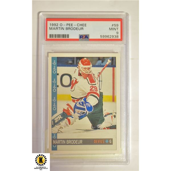 MARTIN BRODEUR OPC PSA 9 (1992)