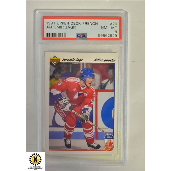 JAROMIR JAGR UD FRENCH VERSION PSA 8 (1991)