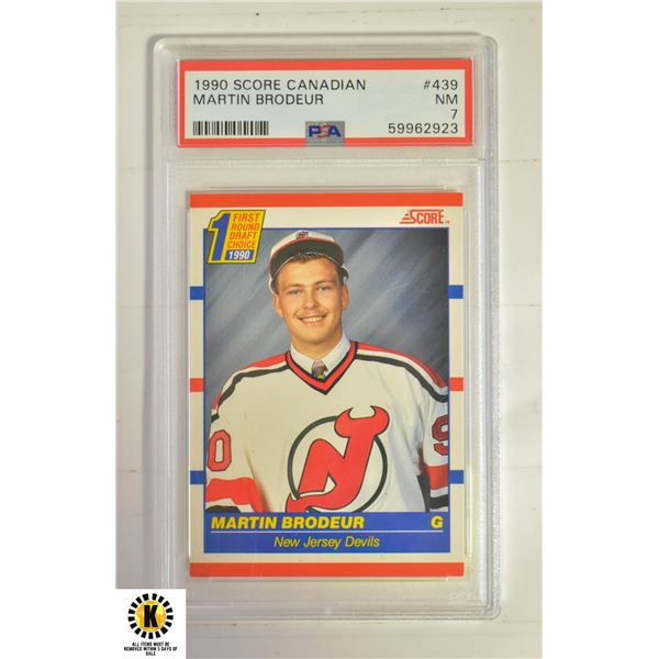 MARTIN BRODEUR SCORE ROOKIE