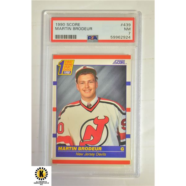 MARTIN BRODEUR SCORE ROOKIE