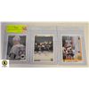 Image 1 : 1991 UD WAYNE GRETZKY 3 CARD LOT