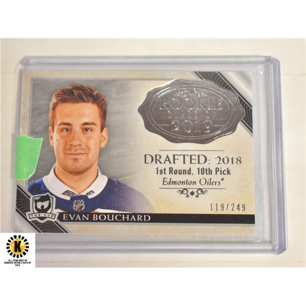 EVAN BOUCHARD UD THE CUP ROOKIE #119/249