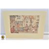 VINTAGE ANTON PIECK LITHOGRAPH PRINT 1970