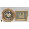 Image 1 : 2 VINTAGE ORNATE WALL ART PIECES IN