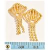 Image 1 : VINTAGE GOLD TONE & RHINESTONE