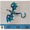 Image 1 : DRAGON BROOCH/PENDANT ON 20"