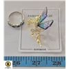 Image 1 : SILVER TONE FAIRY BROOCH WITH CLEAR