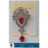 Image 1 : REGAL BROOCH, WHITE AND
