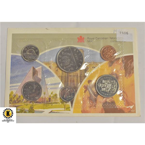 1986 RCM PROOF-LIKE UNCIRCULATED SET