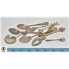 Image 1 : LOT OF 10 VARIOUS COLLECTORS SPOONS IN BAG