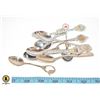 Image 1 : LOT OF 10 VARIOUS COLLECTORS SPOONS IN BAG