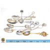 Image 1 : LOT OF 10 VARIOUS COLLECTORS SPOONS IN BAG