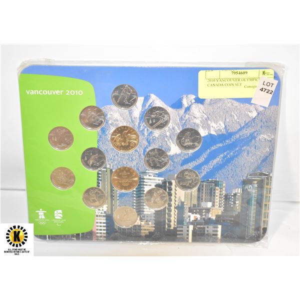 2010 VANCOUVER OLYMPICS CANADA COIN SET