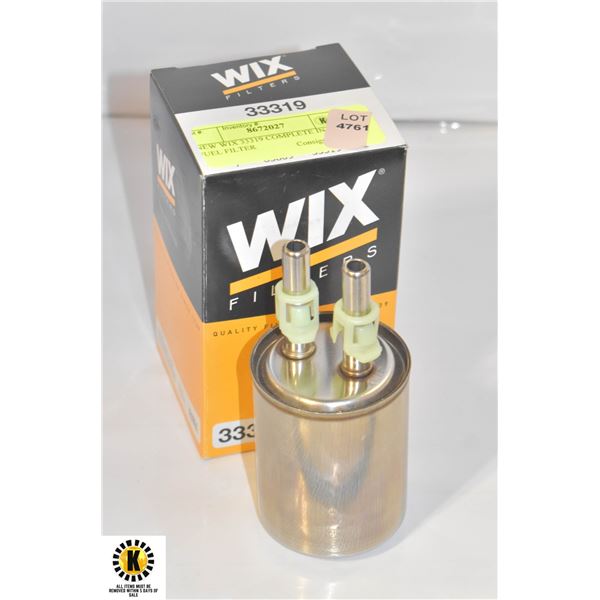 NEW WIX 33319 COMPLETE IN-LINE FUEL FILTER