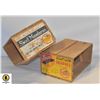 Image 1 : MANDARIN ORANGES WOODEN CRATES SET OF 2