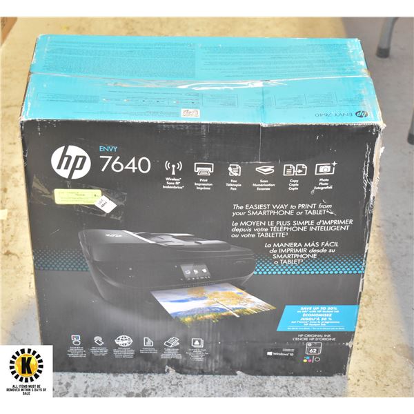 HP ENVY 7640 WIRELESS PHONE/FAX/PRINT/SCAN/PHOTO