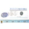 Image 1 : 85CT BLUE SAPPHIRE GEMSTONE, COA
