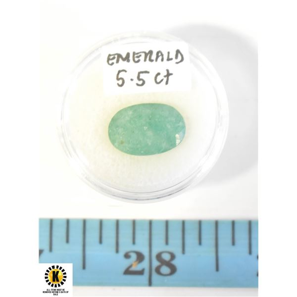 5.5CT EMERALD GEMSTONE