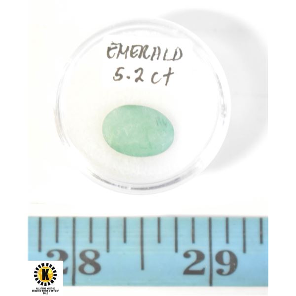 5.2CT EMERALD GEMSTONE