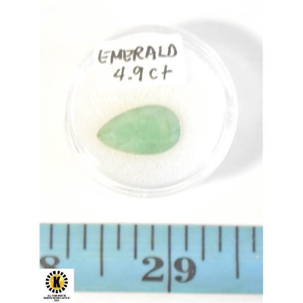 4.9CT EMERALD GEMSTONE