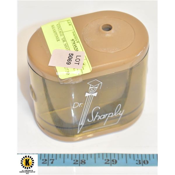 VINTAGE "DR. SHARPLY" PENCIL SHARPENER